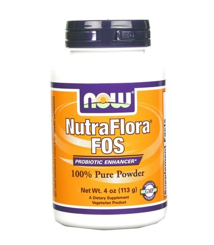 NutraFlora FOS, Now Foods (113g) - Click Image to Close