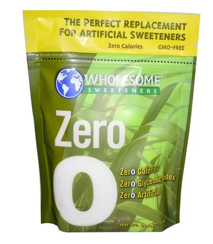 Erythritol Zero, Wholesome Sweeteners (340g) - Click Image to Close