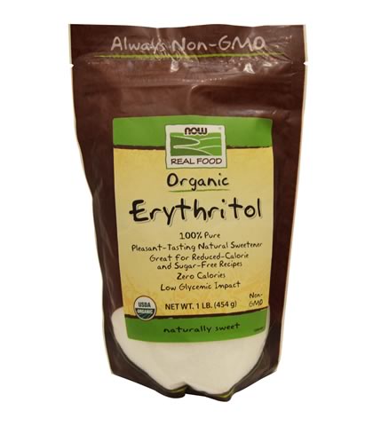 Organic Erythritol Real Food, Now Foods (454g) - Click Image to Close