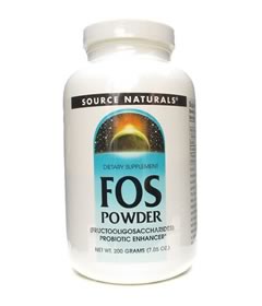 FOS Powder, Source Naturals (200g)