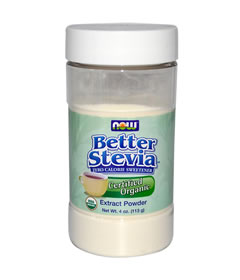 Organic Stevia Extract Powder, Now Foods (113g)