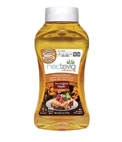 Nectevia New England Maple Agave Nectar with Stevia, Steviva (750g)